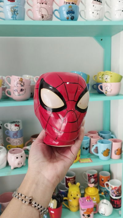 Taza de Spiderman 3D