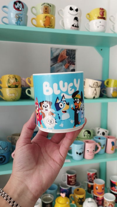 Taza de plástico de Bluey