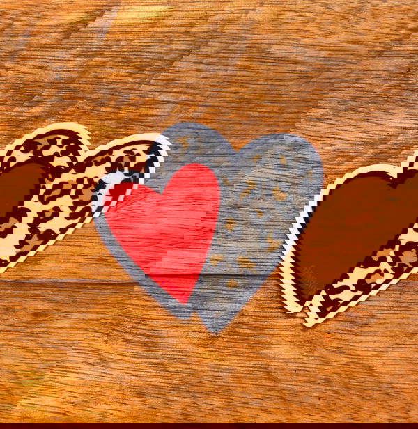Dúo de corazones 