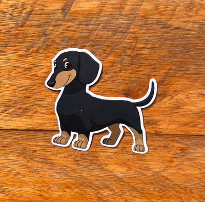 Perro Salchicha Negro