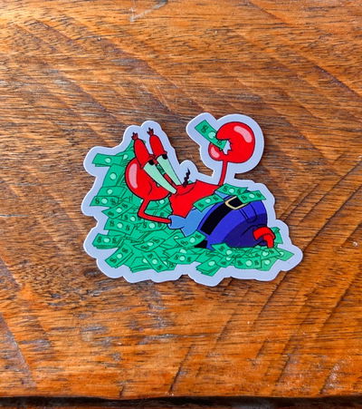 Mr. Krabs con dinero 