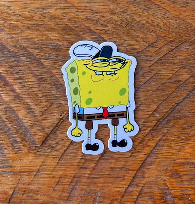 Bob Esponja sonriendo 
