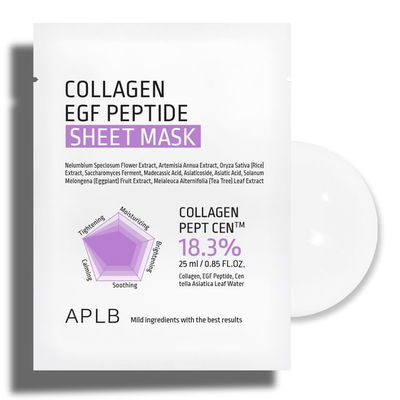 APLB - Mascarilla Collagen EGF Peptide Sheet Mask