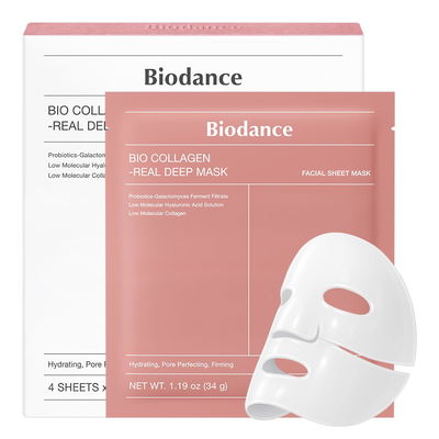 Biodance - Set x 4 Mascarillas Bio Collagen - Real Deep Mask
