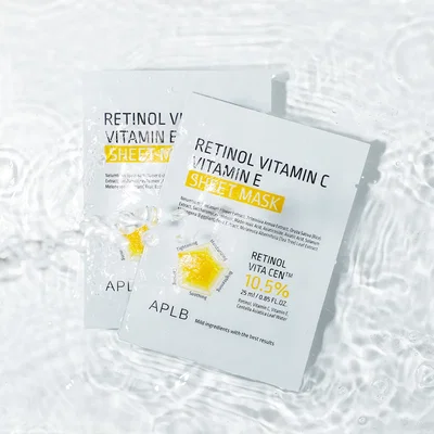 APLB - Mascarilla Retinol Vitamin C Vitamin E Sheet Mask