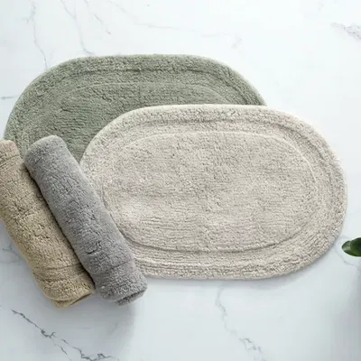 Alfombra de Baño Algodón 60x40 cm Oval - Jean Cartier