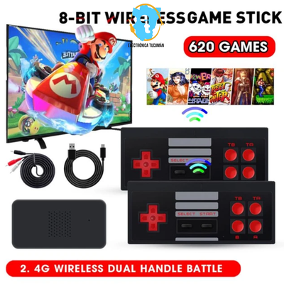 Mini Consola Family Inalambrica 620 Juegos