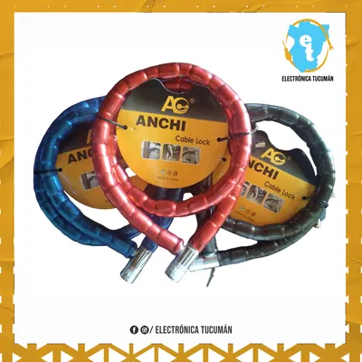 linga de moto anchi 1 m con llave