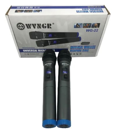 Micrófono Inalámbrico Doble Profesional Karaoke