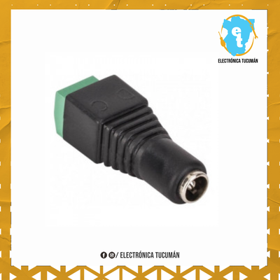 FICHA CONECTOR DE CORRIENTE PLUG HEMBRA C/BORNERA