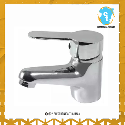 Canilla Grifo Corto Monocomando Para Baño Cocina Cromado