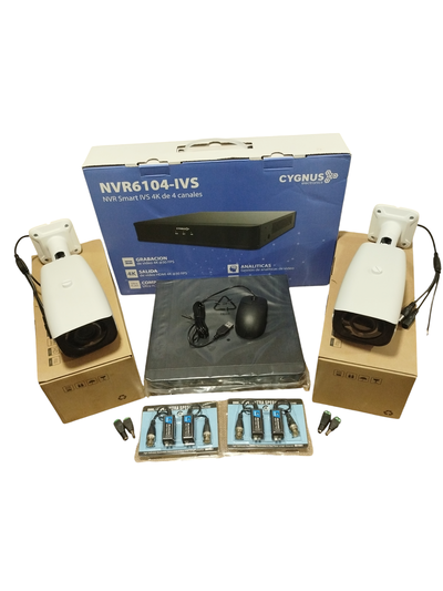 Kit de seguridad, dvr más 2 camaras full hd