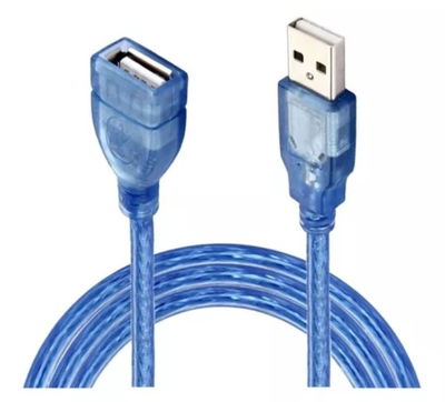 CABLE ALARGUE USB 2.0 EXTENSOR 1,5 METROS MACHO HEMBRA