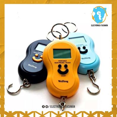 Balanza Digital Portátil P/ Pesca, Valija De Mano 50 Kg