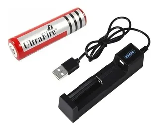 Cargador Usb Pilas Batería Recargable 18650 14500 16340