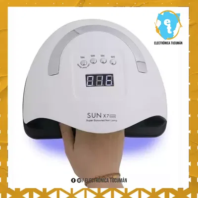 Cabina De Uñas Sun 5 48w Uv-led Timer Sensor Secado Rapido