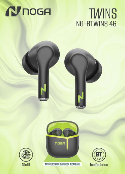 AURICULARES NOGA TRUE WIRELESS STEREO BT EARBUDS TÁCTILES