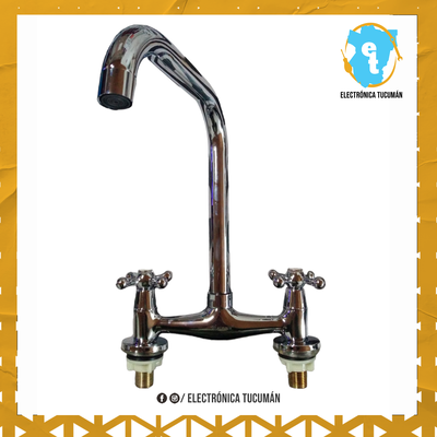 Griferia Canilla Cocina Doble Comando T1002 b0722