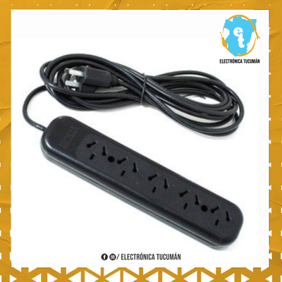 ZAPATILLA ALARGUE 5 TOMAS MULTINORMA CABLE 5 MTS ECO