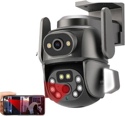 CAMARA IP 2.5" DUAL EXTERIOR WIFI Y LUZ  