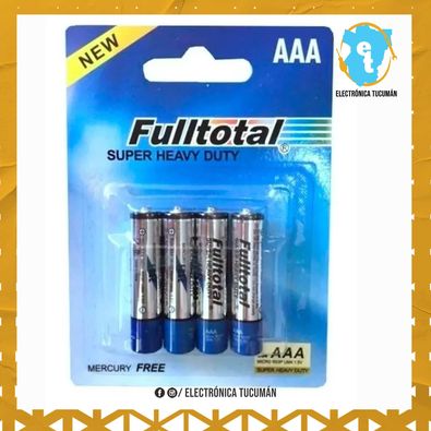 PILAS TRIPLE A FULLTOTAL BLISTER X 4U