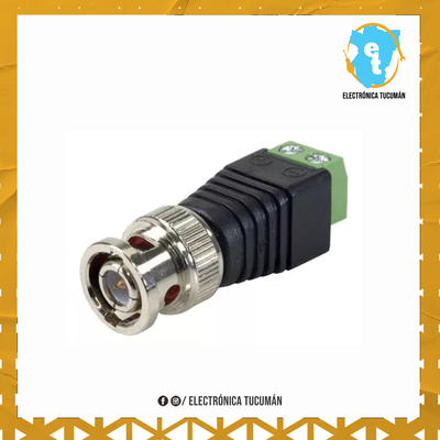 Conector BNC Tipo Balun Para Camaras Cctv xu 