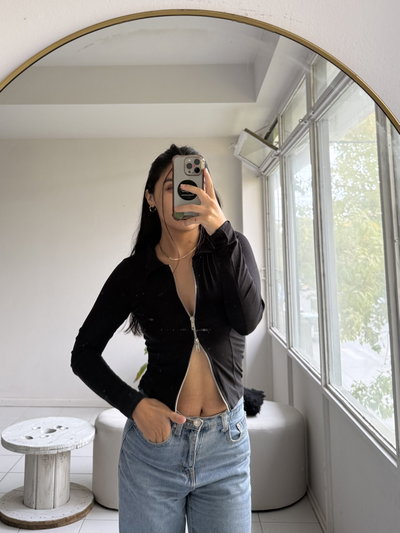 Campera doble cierre