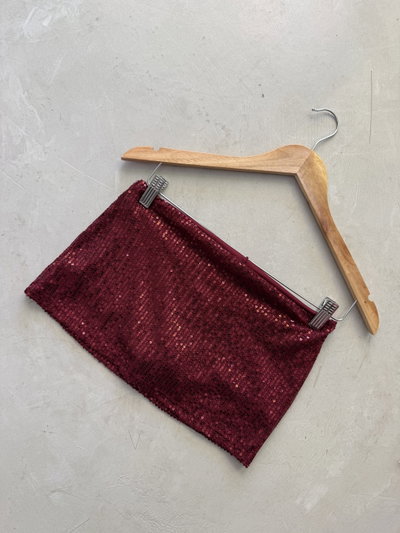 Mini con short lentejuelas