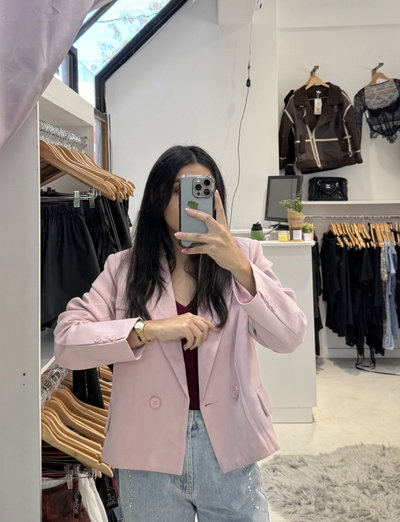 Blazer HHP rosa viejo corto