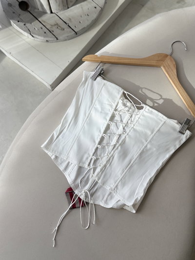 Corset con corbata 