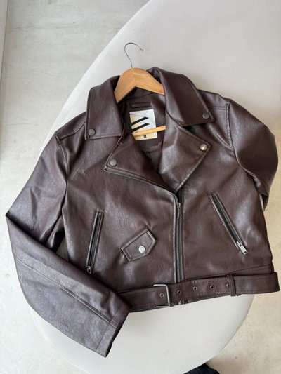 Campera Ecocuero choco
