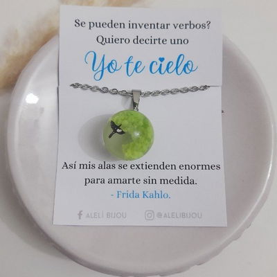 Collar Cielo Verde