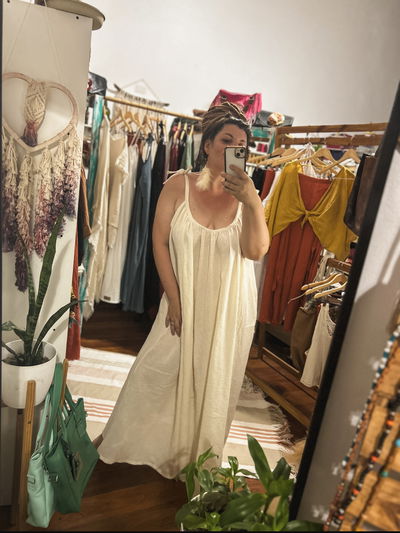 Vestido Marea - crudo