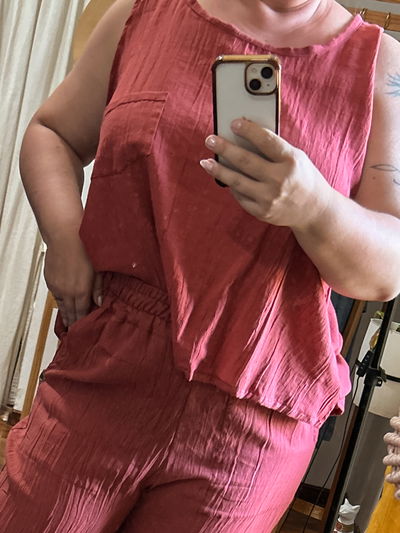 Musculosa basica Aura variedad de colores