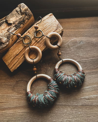 aros rusticos madera
