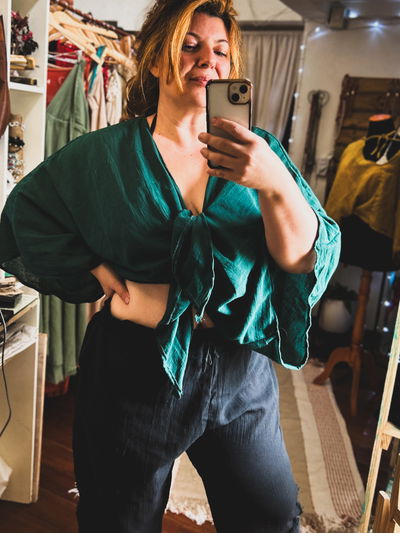 Blusa sahara verde 