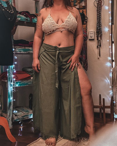 Pantalon chiripá verde