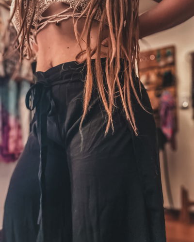 Pantalon chiripá negro