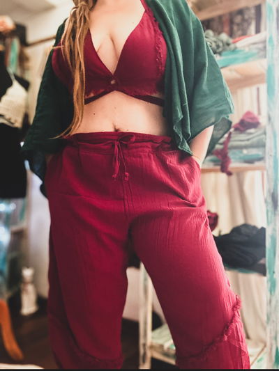 Babucha beduin bordoux - Raíz