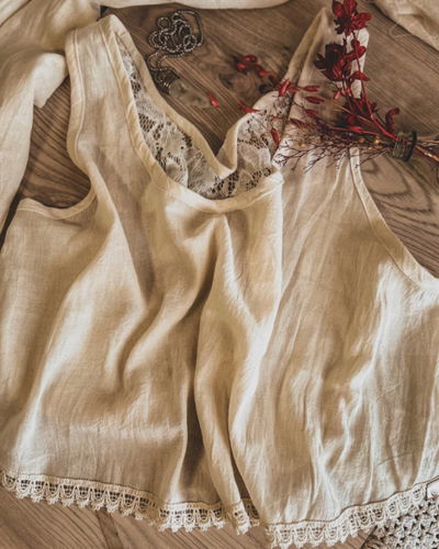 Blusa bohem natural