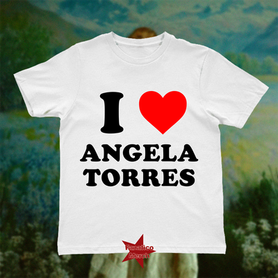 Remera Clasica - I Love Angela Torres