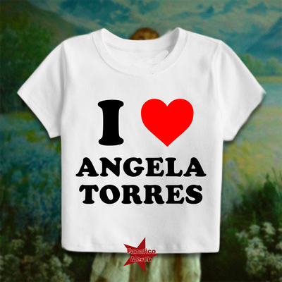 Baby Tee - I Love Angela Torres