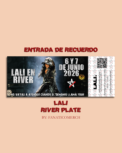 Lali en River - Entrada de Recuerdo