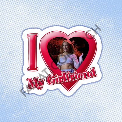 Sticker Angela Torres - I Love My Girlfriend