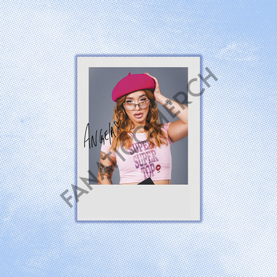 Sticker Angela Torres - Polaroid + firma