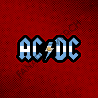 Sticker AC/DC - Argentina