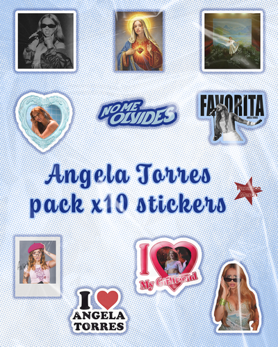 Angela Torres - pack x10 stickers