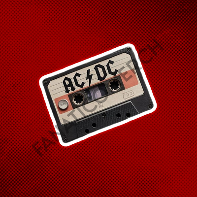 Sticker AC/DC - Cassette