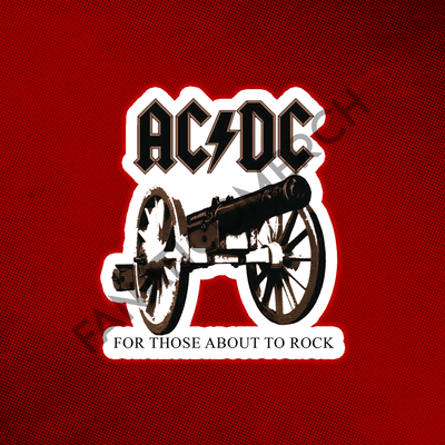 Sticker AC/DC - For Those About To Rock