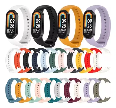 MALLA MI BAND 8/9 SILICONA LISA